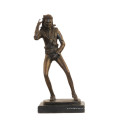 Musik Deco Messing Statue Michael Jackson Handwerk Bronze Skulptur Tpy-855